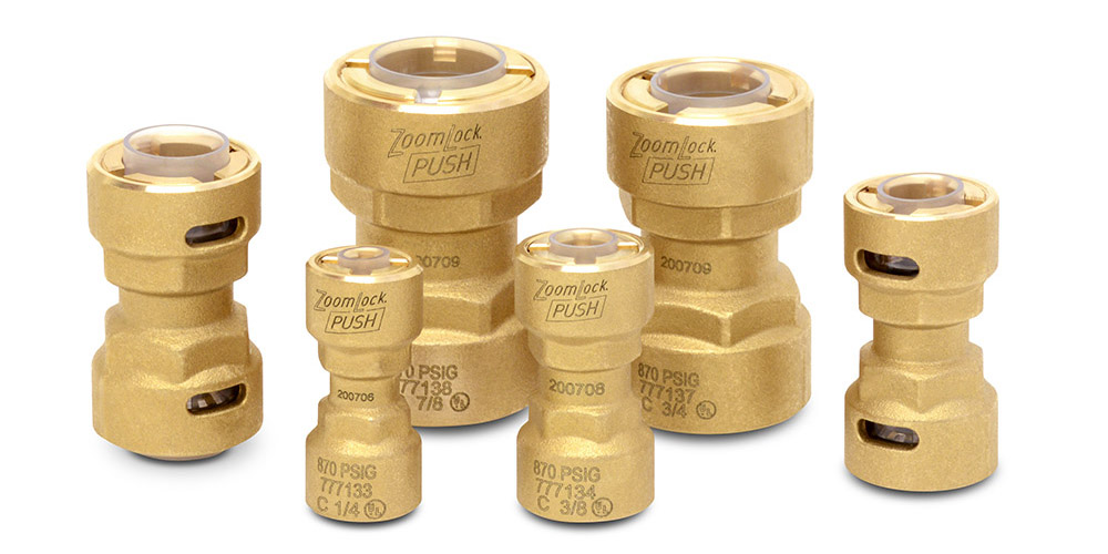 ZoomLock PUSH Refrigerant Push Fittings